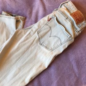 Levi’s pale blue 721 skinny jean